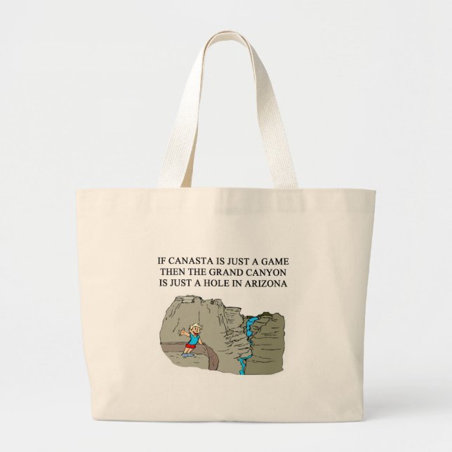 Grand Tote Bag Joueur de CANASTA (Devant)