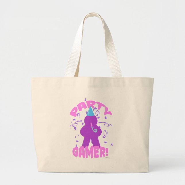 Grand Tote Bag Joueur de la partie amusant Meepboard jeu Hobby (Devant)