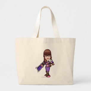 Grand Tote Bag Joueur de personnel de Faerieland de tarte