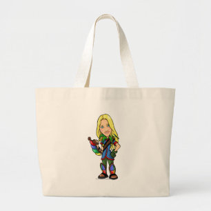 Grand Tote Bag Joueur de personnel d'île de Socktastic Roo