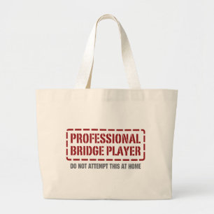 Grand Tote Bag Joueur de pont professionnel