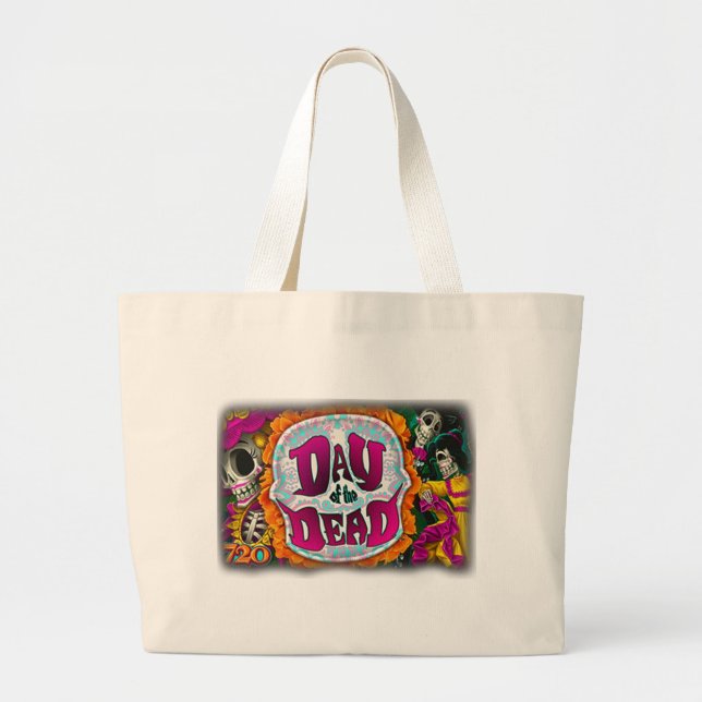 Grand Tote Bag Jour des morts (Devant)