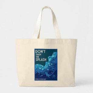 Grand Tote Bag Journée mondiale de l'océan