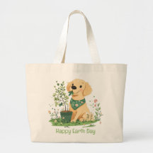 Joyeux Jour des terres Golden Retriever Dog Garden