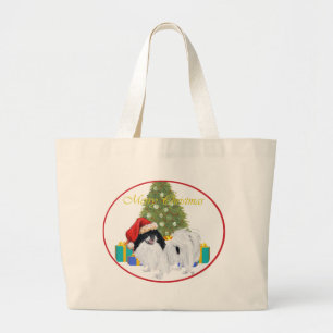 Grand Tote Bag Joyeux Noël Japanese Chin