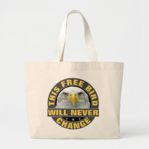 Grand Tote Bag Jumbo d'oiseaux gratuits Fourre-tout