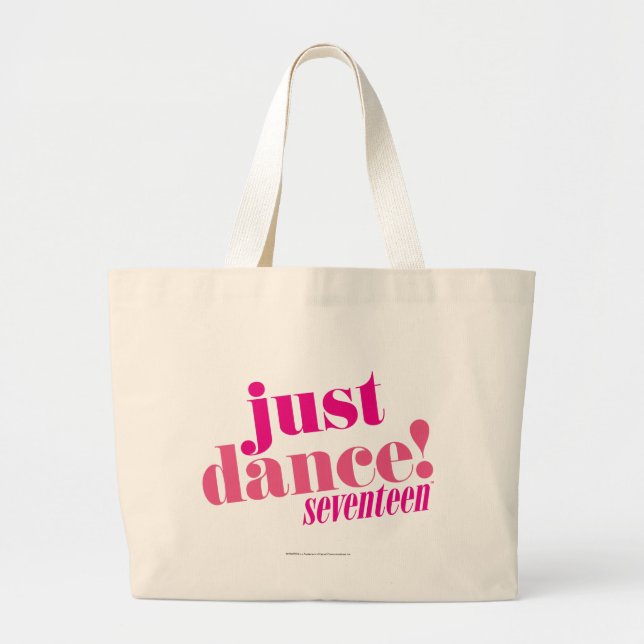 Grand Tote Bag Juste danse - rose (Devant)