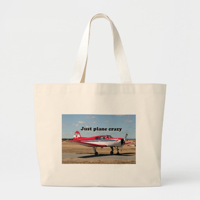 Grand Tote Bag Juste fou plat : Avions de yaks (Devant)
