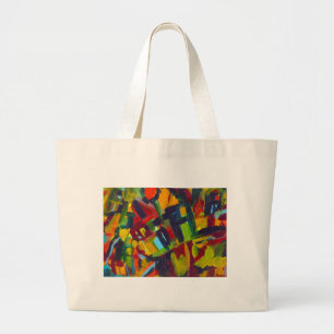 Grand Tote Bag Kandinsky 304 Oeuvre Abstraite colorée