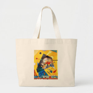 Grand Tote Bag Kandinsky Harmonie calme Art Abstrait