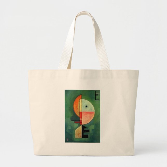 Grand Tote Bag Kandinsky peinture Abstraite ascendante (Devant)