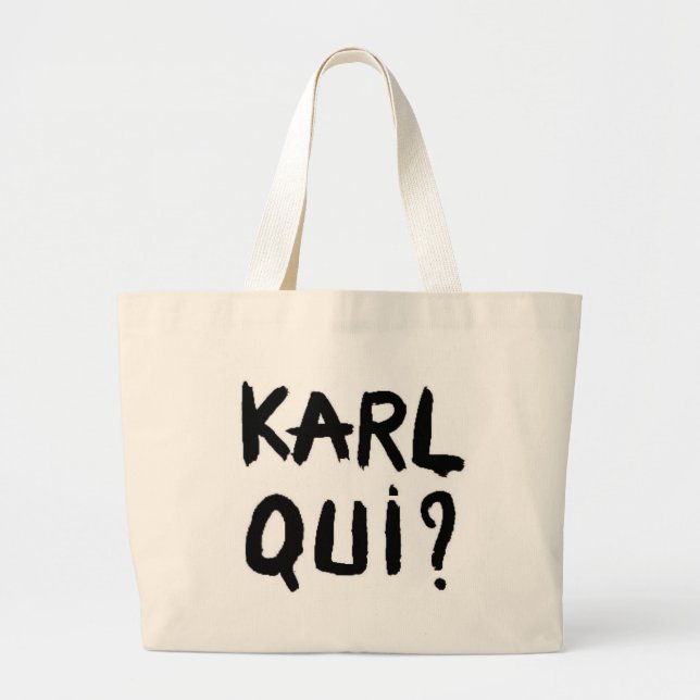 Grand Tote Bag Karl bag (Devant)