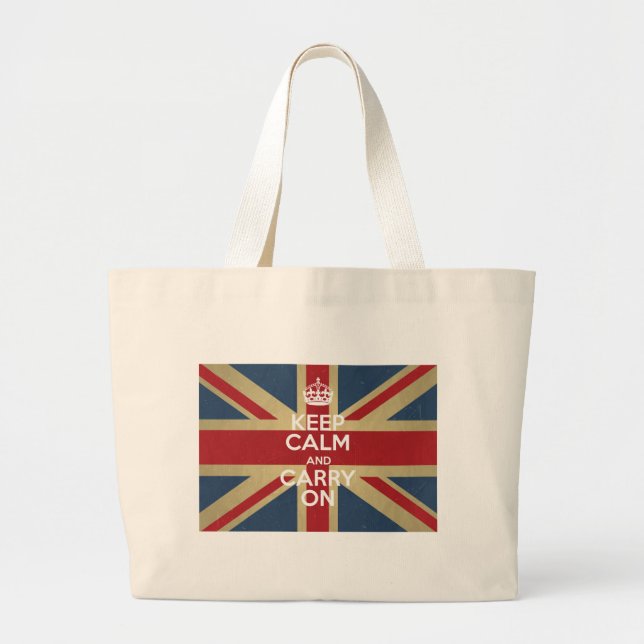 Grand Tote Bag Keep Calm and Carry (Devant)