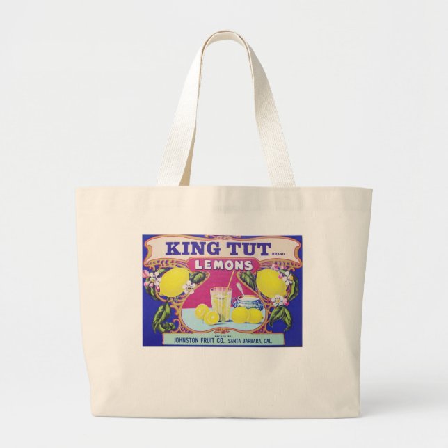 GRAND TOTE BAG KING TUT LEMONS (Devant)