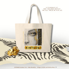 Grand Tote Bag KINTSUGI Jumbo Fourre-tout par la poète Adiela Ako