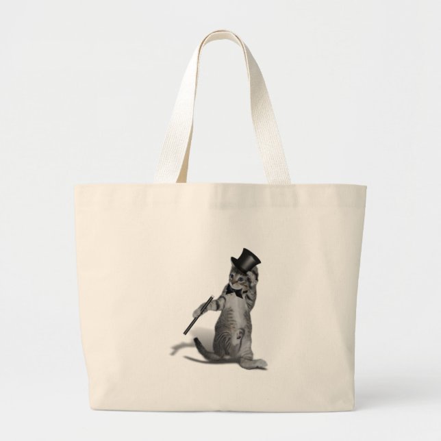 Grand Tote Bag Kitten Tap Dancing (Devant)