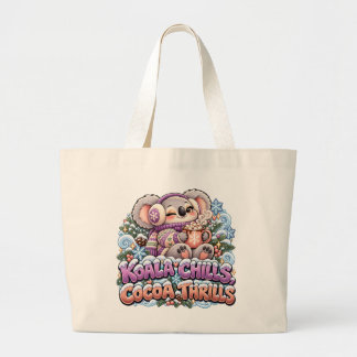 Grand Tote Bag Koala se détend, le cacao fait des merveilles Koal