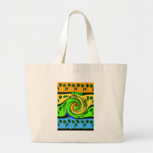 Grand Tote Bag l Love Wave Colors
