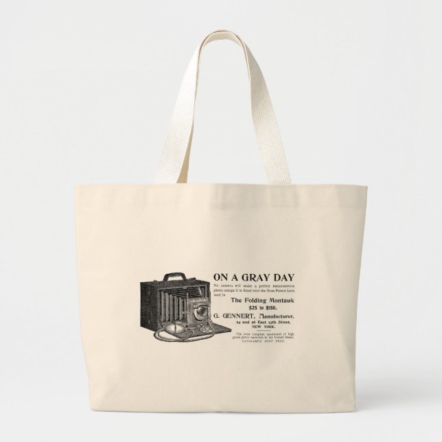 Grand Tote Bag La caméra Montauk (Devant)