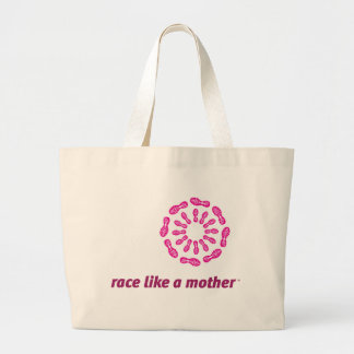 Grand Tote Bag La course aiment un éléphant Fourre-tout de mère