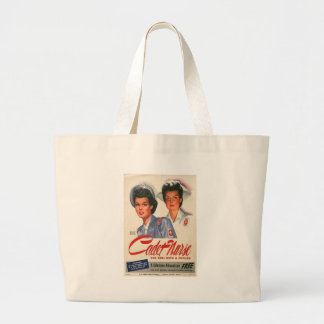 Grand Tote Bag La deuxième guerre mondiale d'infirmière de cadet