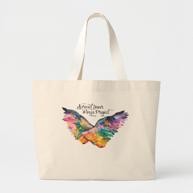 Grand Tote Bag La diffusion votre projet d'ailes - Fourre-tout (Devant)