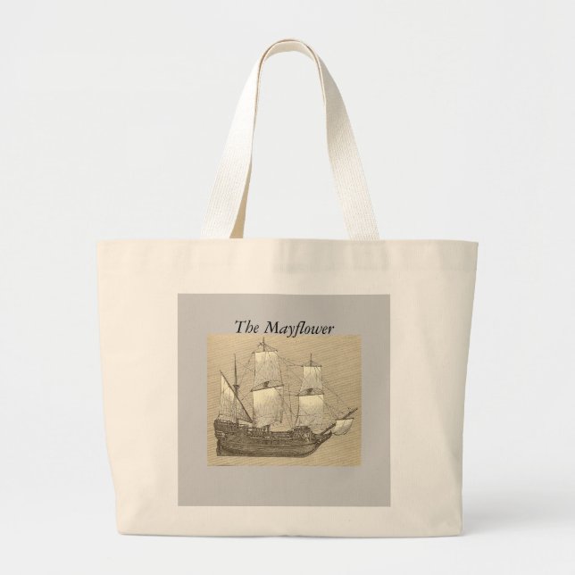 Grand Tote Bag La fleur printanière (Devant)