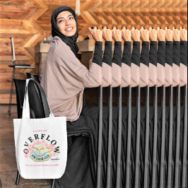 Grand Tote Bag La Fourre-tout OVERFLOW conçue par Adiela Akoo