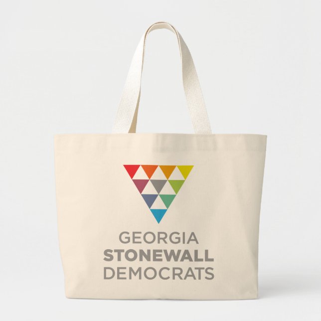 Grand Tote Bag La Géorgie Stonewall Démocrate fourre-tout (Devant)