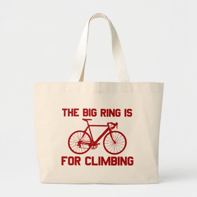 Grand Tote Bag La Grande Bague Est Pour L'Escalade (Devant)