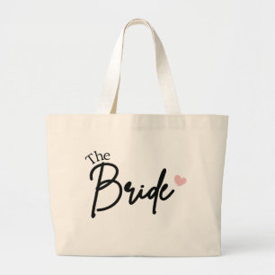 Grand Tote Bag La mariée, cadeau de fête de demoiselle d'honneur,