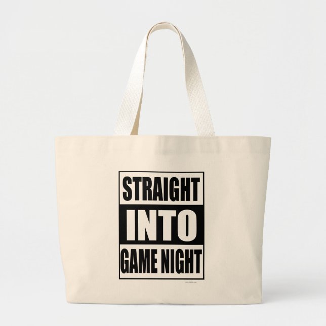 Grand Tote Bag La Nuit Du Jeu En Plein Jeu Dit (Devant)