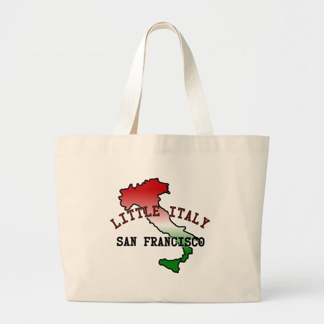 Grand Tote Bag La peu d'Italie San Francisco (Devant)
