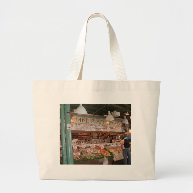 Grand Tote Bag La place Fourre-tout de Pike (Devant)