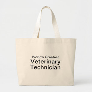 Grand Tote Bag La plus grande technologie du vétérinaire du mon