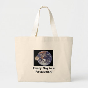 Grand Tote Bag La révolution, chaque jour est une révolution !