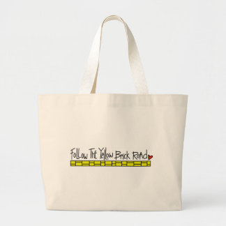 Grand Tote Bag La route jaune de brique