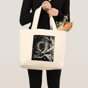 Grand Tote Bag La Rubaiyat de la création d'Omar Khayyam