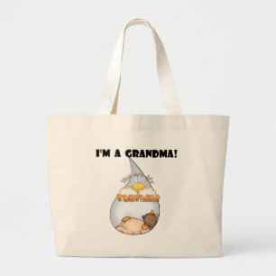Grand Tote Bag La Sunshine-African American Girl de grand-mère