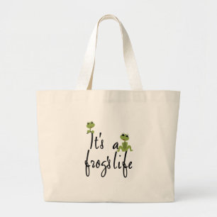 Grand Tote Bag La vie de grenouilles