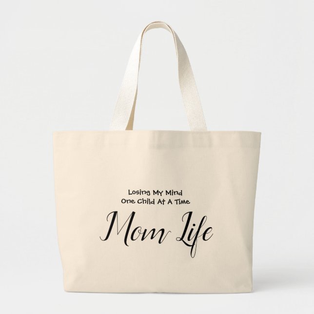 Grand Tote Bag La vie enorme Fourre-tout de maman (Devant)