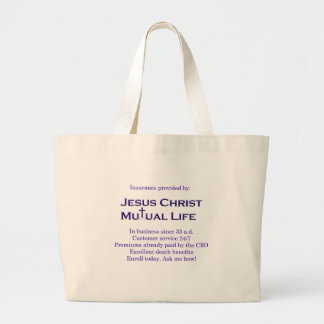 Grand Tote Bag La vie mutuelle de Jésus-Christ