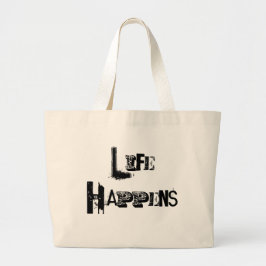 Grand Tote Bag La vie personnalisable se produit