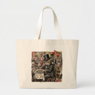 Grand Tote Bag La 'vie secrète des chats' Histoire féline étrange