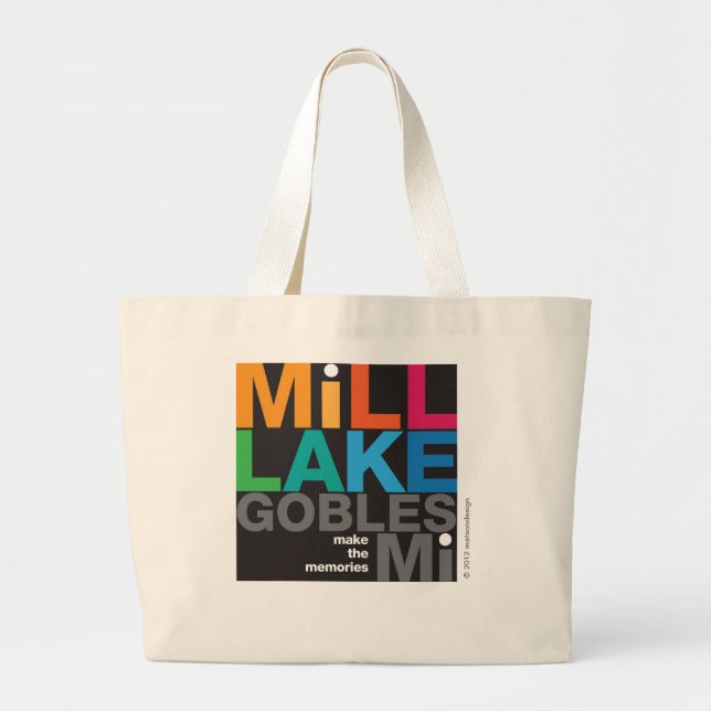 Grand Tote Bag Lac Fourre-tout mill (Devant)