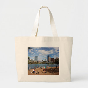 Grand Tote Bag Ladybird Lake Dog Park Austin Texas Skyline
