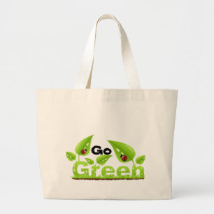 Grand Tote Bag Ladybug Think Green