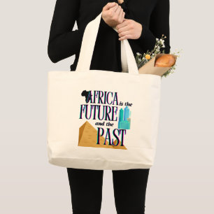 Grand Tote Bag L'Afrique est le futur et le passé