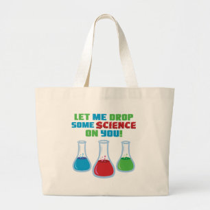 Grand Tote Bag Laissez-moi laisser tomber la certaine Science sur