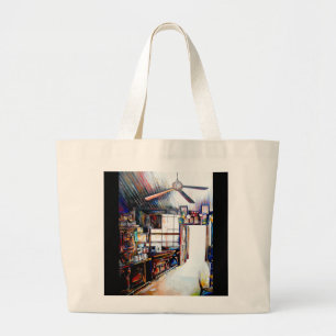 Grand Tote Bag L'amour n'est pas un mur, c'est un pont